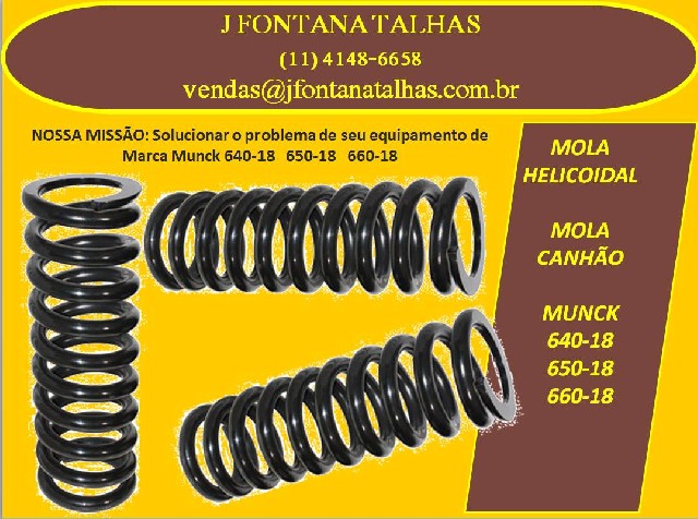 Foto 1 - Mola canho do munck 640-18  650-18  660-18