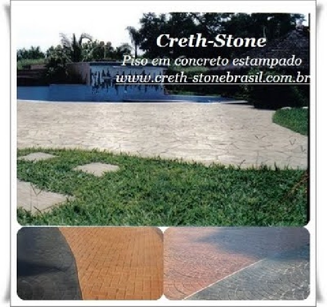 Foto 1 - Concreto estampado creth-stone